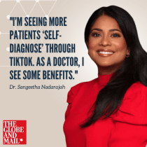 Dr. Nadarajah Globe & Mail